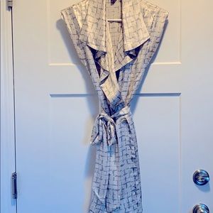 Club Monaco Silk Wrap Dress
